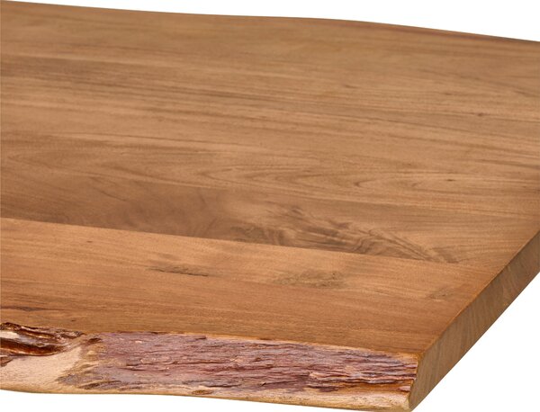 JEDÁLENSKÝ STÔL, akácia, čierna, farba vlašského orecha, 220/100/76 cm P & B - Online Only jedálne, Online Only