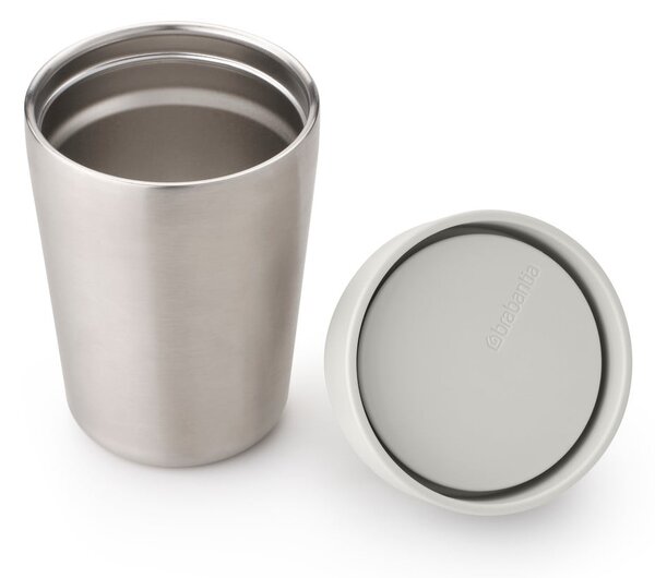 Svetlosivý termo hrnček 200 ml Make & Take – Brabantia