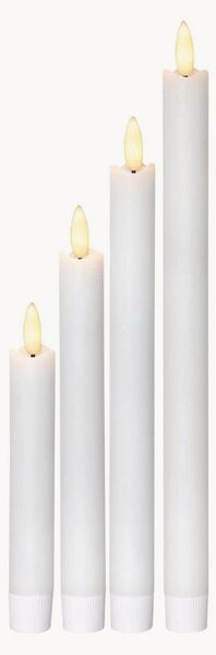 Dlhé LED sviečky Flame, 4 ks