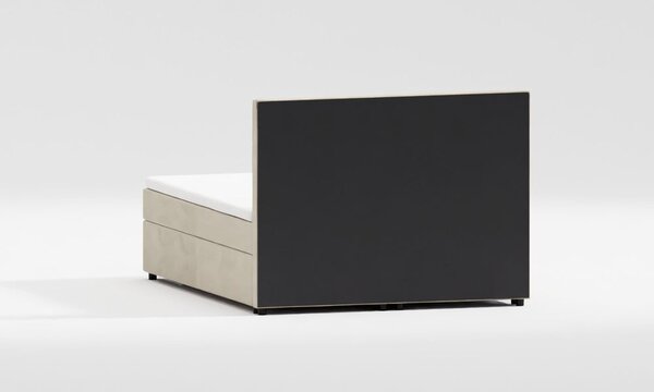 Béžová boxspring posteľ s úložným priestorom 160x200 cm Rico – Ropez