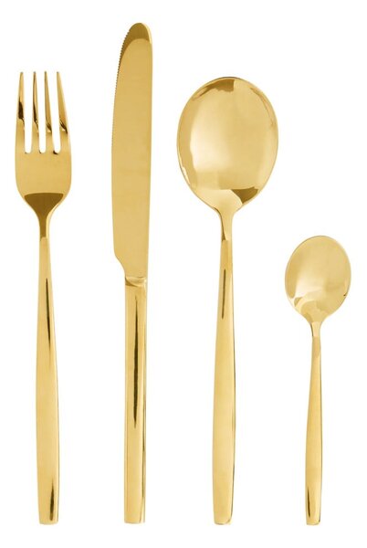 Antikoro príbor v zlatej farbe 16 ks Avie – Premier Housewares