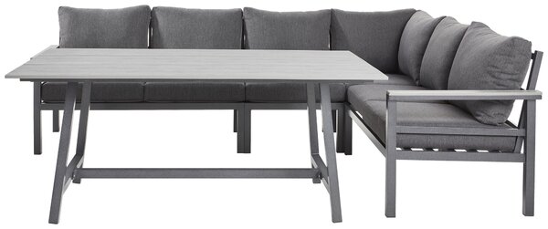 JEDÁLENSKÁ TERASOVÁ SÚPRAVA, 5-dielne, kov, plast, textil Amatio - Záhradné zostavy