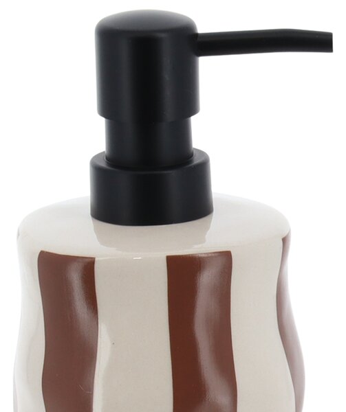 Dávkovač mydla Nola, kombinácia farieb/s čiernymi prvkami, 350 ml