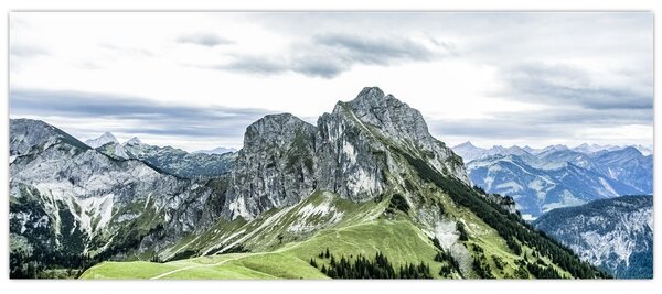 Obraz - Vrcholy hôr (120x50 cm)
