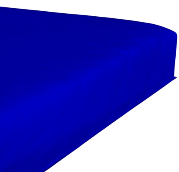 Posteľná plachta jersey tmavo modrá TiaHome - 90x200cm