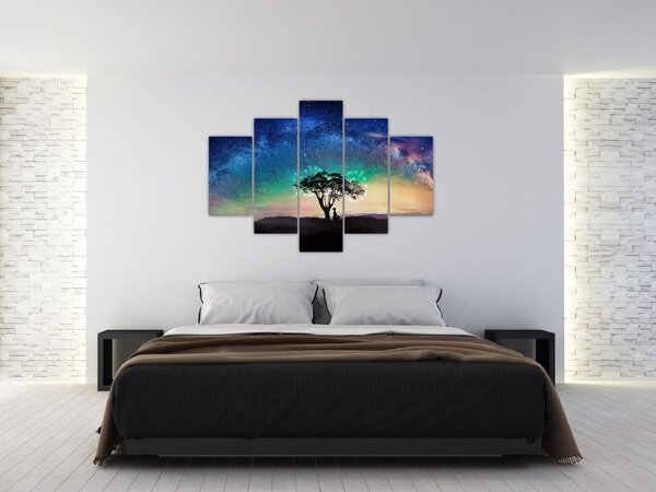 Obraz - Odpočinok pod hviezdami (150x105 cm)