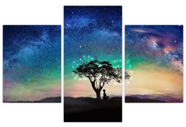 Obraz - Odpočinok pod hviezdami (90x60 cm)