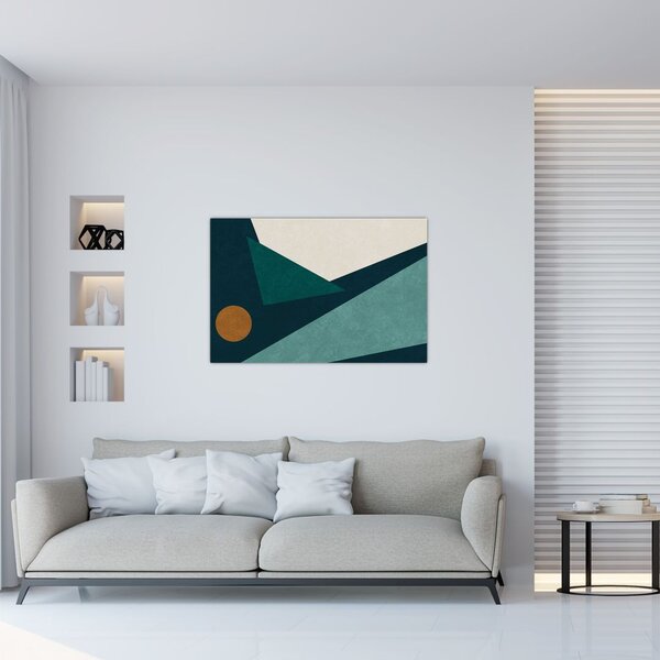 Obraz - Kubistická abstrakcia (90x60 cm)