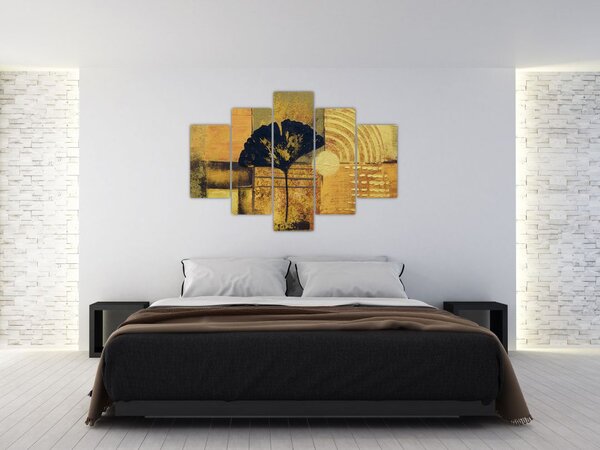 Obraz - List ginkgo (150x105 cm)