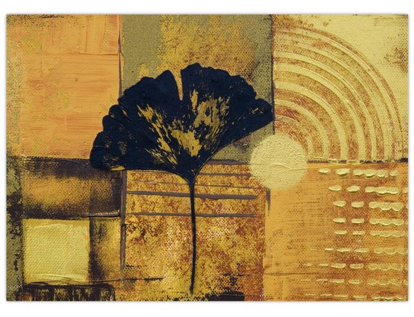 Obraz - List ginkgo (70x50 cm)