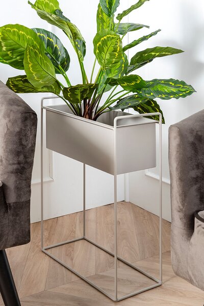 MUZZA Sada dvoch kvetináčov Jungle sivá