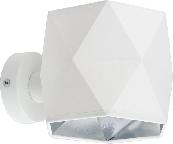 Moderné nástenné svietidlo SIRO WHITE, 1xE27, 60W, biele