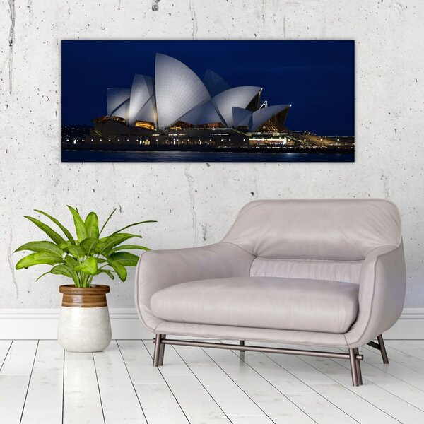 Obraz nočného Sydney (120x50 cm)