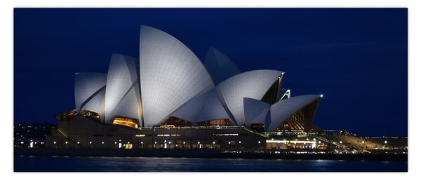 Obraz nočného Sydney (120x50 cm)