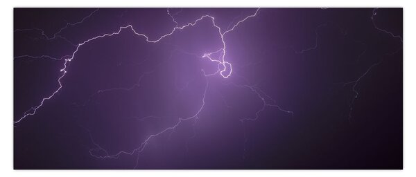 Obraz blesku na oblohe (120x50 cm)