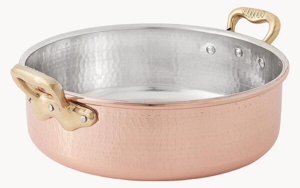 Medená plytká rajnica Luxury Line