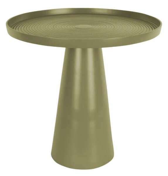 MUZZA Odkladací stolík Rizky Ø 40 x 37,5 cm zelená