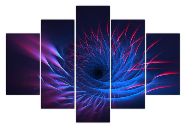 Obraz - abstrakcia kvetu (150x105 cm)