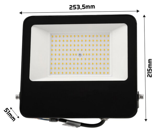 BERGE LED reflektor HEROS - 100W - IP65 - neutrálna biela