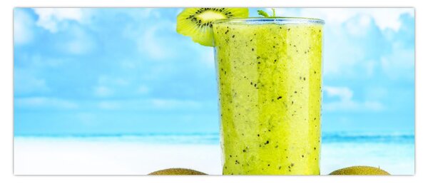 Obraz - kiwi smoothie (120x50 cm)