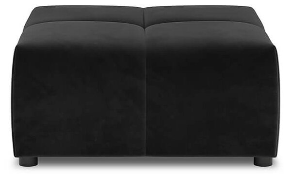 MUZZA Sedací modul gorma 84 x 84 cm velvet čierna