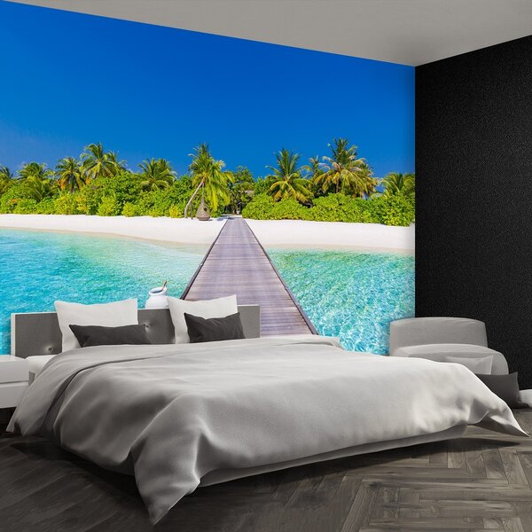 Fototapeta Vliesová Palm beach 152x104 cm