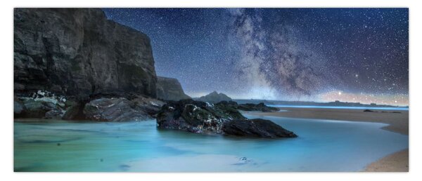 Obraz pláže (120x50 cm)