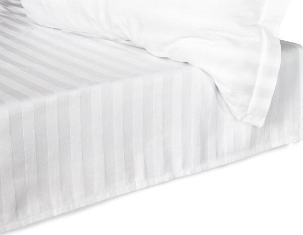 BAMBUSOVÉ PRESTIERADLO STRIPE 220X260 CM BIELE