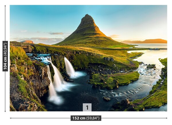 Fototapeta Vliesová Mount kirkjufell 152x104 cm