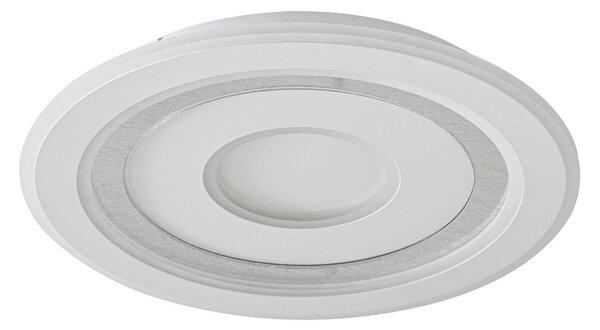 Stropné Lampa Lindby, Lorvik, stmievateľné, Biela, Obývacia izba, Kov, Moderný