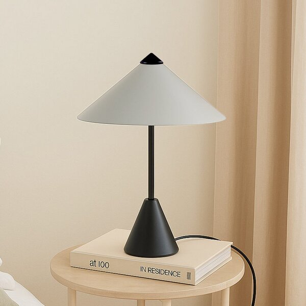 Stolové Lampa Lindby, Norvik, Čierna, Obývacia izba, Kov, Moderný