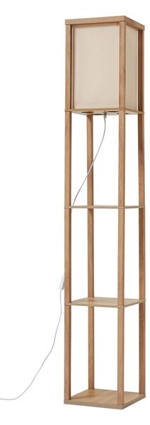 Stojacie Lampa Lindby, Birta, Drevo, Obývacia izba, Drevo, Moderný