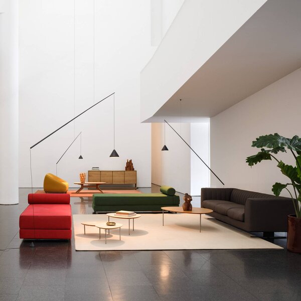 Vibia LED závesné svietidlo NORTH, čierna, kov, 927, decentralizovaná, Čierna, Obývacia izba / jedáleň, Plast, Dizajn, Závesné svietidlo