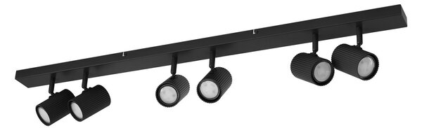 Stropné Lampa Lindby, Kardis, stmievateľné, Sivá, Chodba, Hliník, Moderný