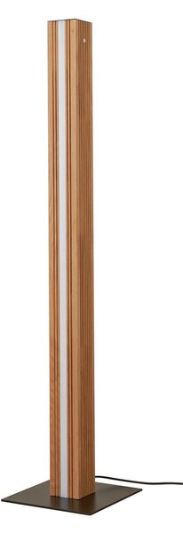 Stojacie Lampa Lucande, Lieske, stmievateľné, Drevo, Obývacia izba, Drevo, Moderný