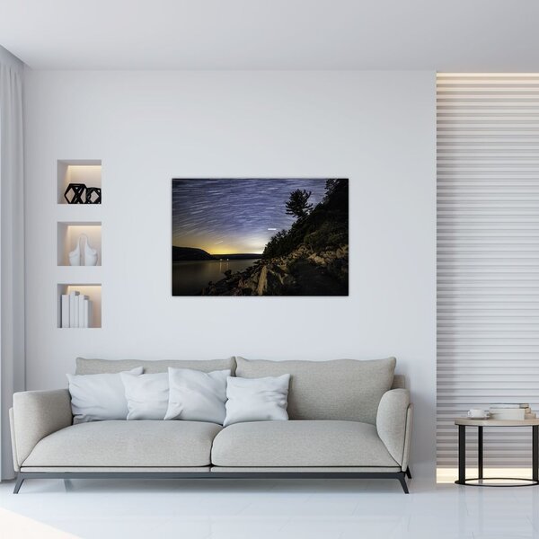 Obraz - obloha pri západe slnka (90x60 cm)