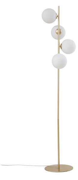 Stojacie Lampa Lucande, Isandro, Zlatá / Mosadz, Obývacia izba, Kov, Moderný