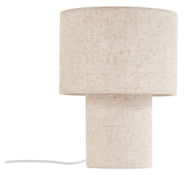 Stolové Lampa Lindby, Elfie, Béžová, Obývacia izba, Tkanina / Textil, Škandinávsky