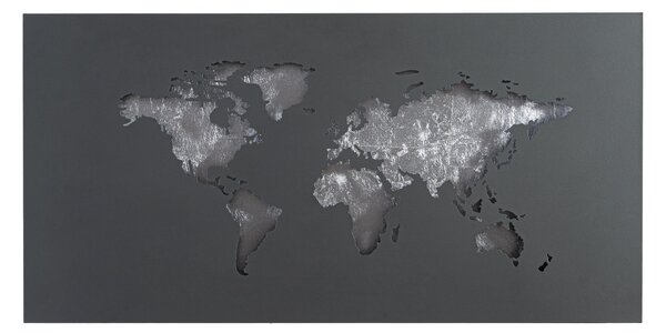 Nástenné Svietidlo Lucande, World, Čierna, Obývacia izba, Kov, Moderný