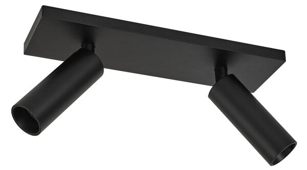 Stropné Lampa Arcchio, Brinja Slim, stmievateľné, Čierna, Chodba, Hliník, Moderný