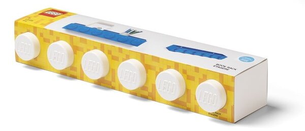 Detská biela nástenná polička LEGO® Sleek