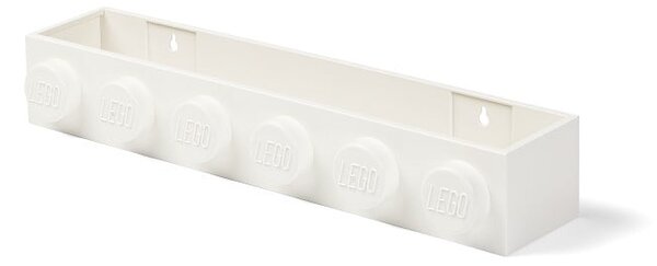 Detská biela nástenná polička LEGO® Sleek