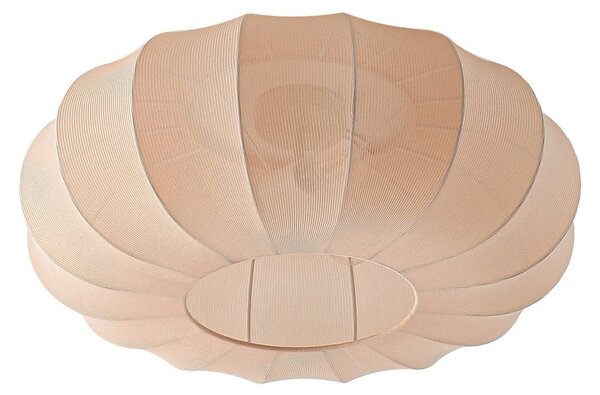Stropné Lampa Lindby, Helin, stmievateľné, Béžová, Obývacia izba, Tkanina / Textil, Škandinávsky