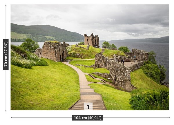 Fototapeta Vliesová Hrad loch ness 104x70 cm