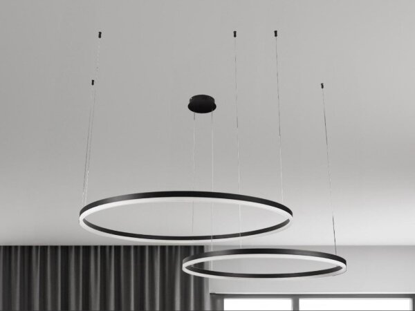 LED Stmievateľný luster na lanku LED/100W/230V 3000-6500K + diaľkové ovládanie