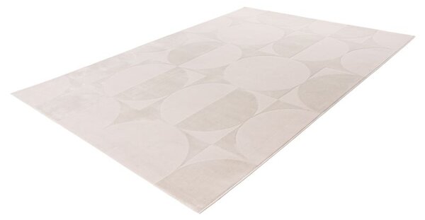 Moderný geometrický koberec Elif 406 Beige 0,80 x 1,50 m