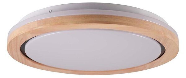 LED Kúpeľňové stropné svietidlo LED/24W/230V pr. 39 cm IP44 dub