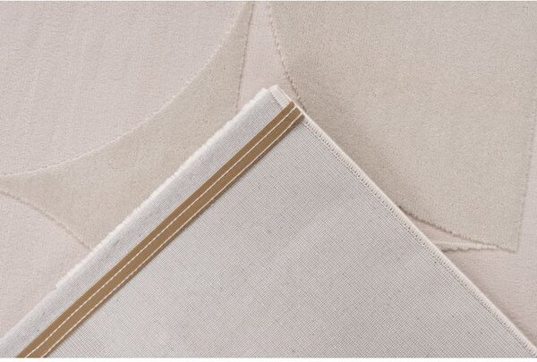 Moderný geometrický koberec Elif 406 Beige 0,80 x 1,50 m