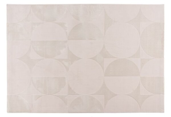 Moderný geometrický koberec Elif 406 Beige 0,80 x 1,50 m
