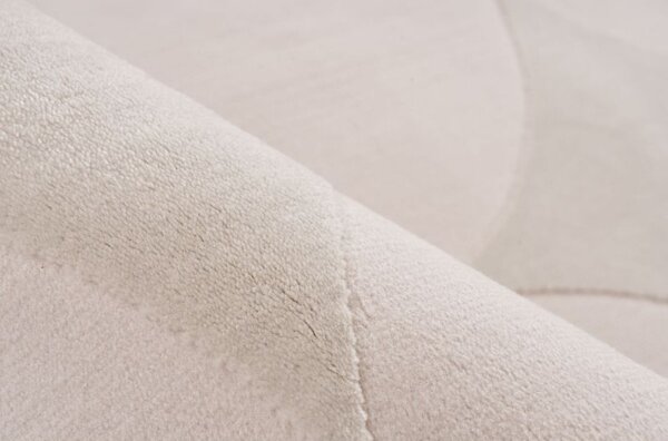 Moderný geometrický koberec Elif 406 Beige 0,80 x 1,50 m